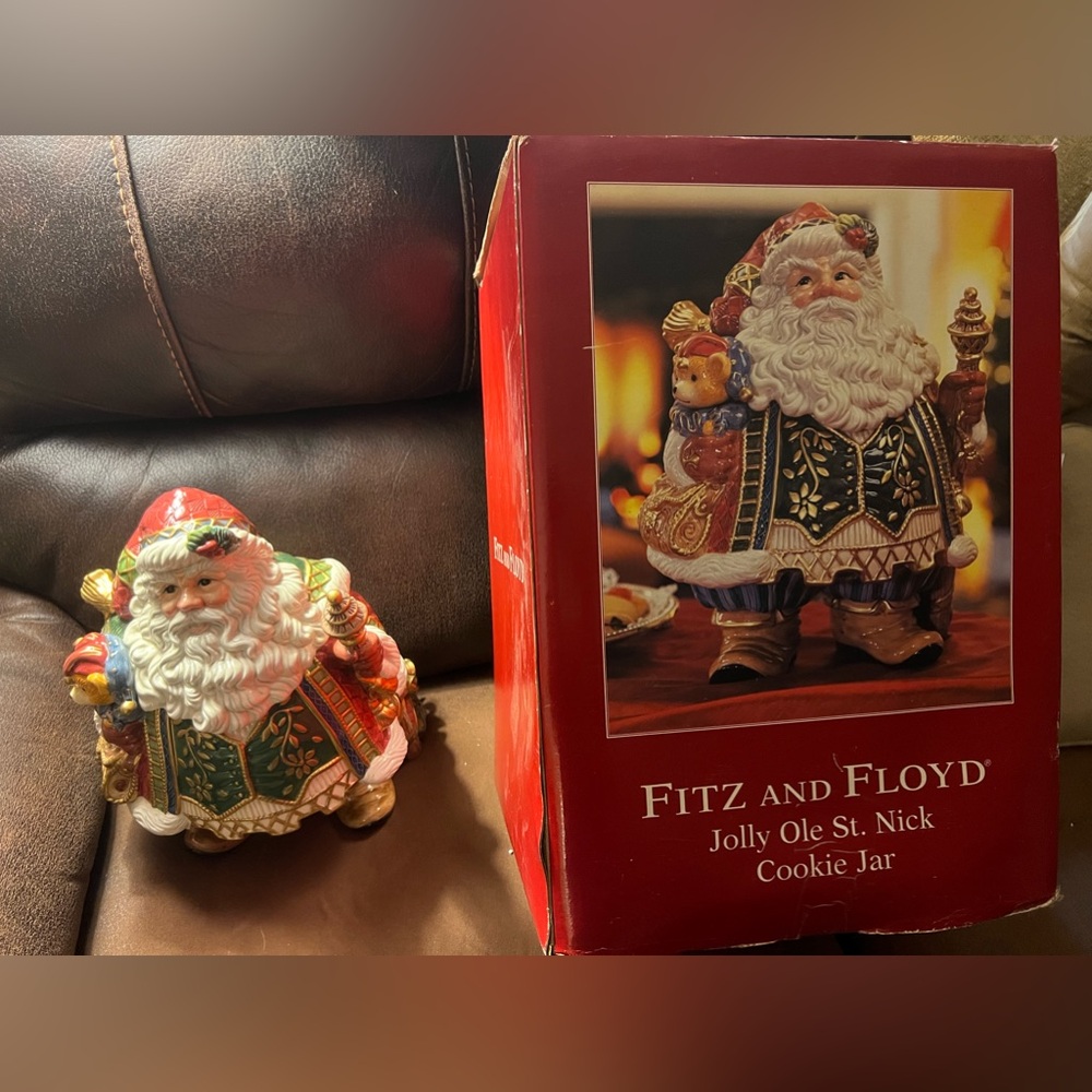 Vintage Santa Cookie Jar